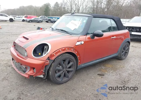 2015 Mini Convertible Cooper S из США, поврежденный, VIN WMWZP3C57FT708469